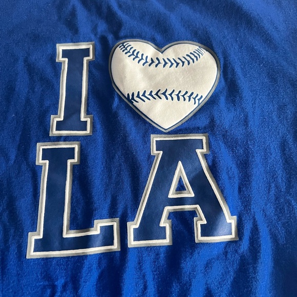 Women’s size Large  I love LA baseball top - Picture 5 of 8